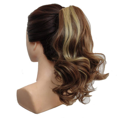 Women's Ponytail Extensions Short Curly High-Temperature Fiber 11