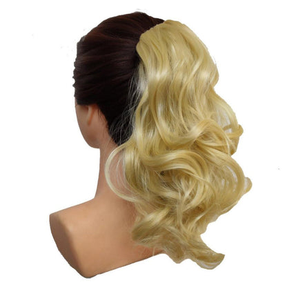Women's Ponytail Extensions Short Curly High-Temperature Fiber 28
