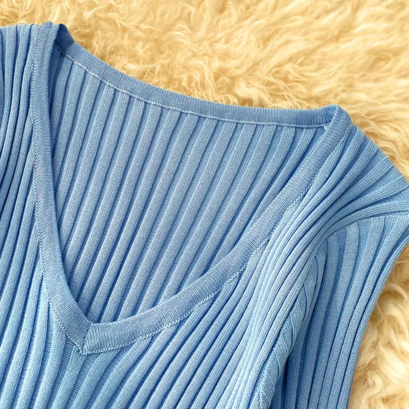 Women's Ribbed Knit Long Sleeve Bodycon Sweater Dress 3