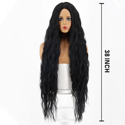 Women's Short Wig Blonde Kinky Curly High-Temperature Fiber 17