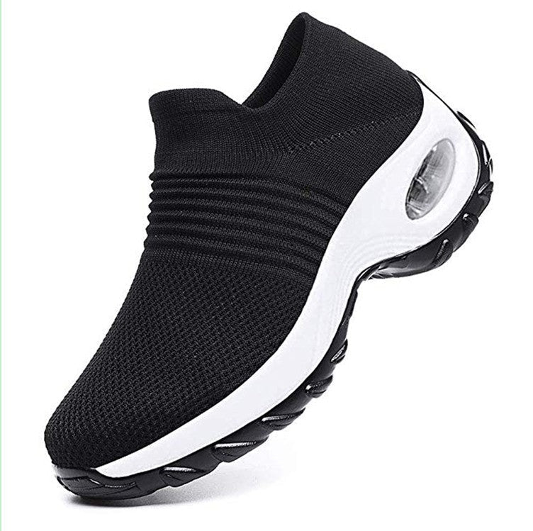 Women’s Slip-On Low-Top Sneakers with Air Cushion Sole – Orthopedic Comfort for Everyday Wear 0