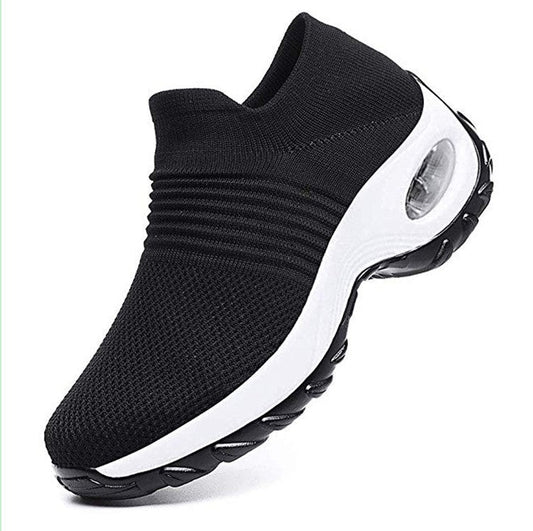 Women’s Slip-On Low-Top Sneakers with Air Cushion Sole – Orthopedic Comfort for Everyday Wear 0