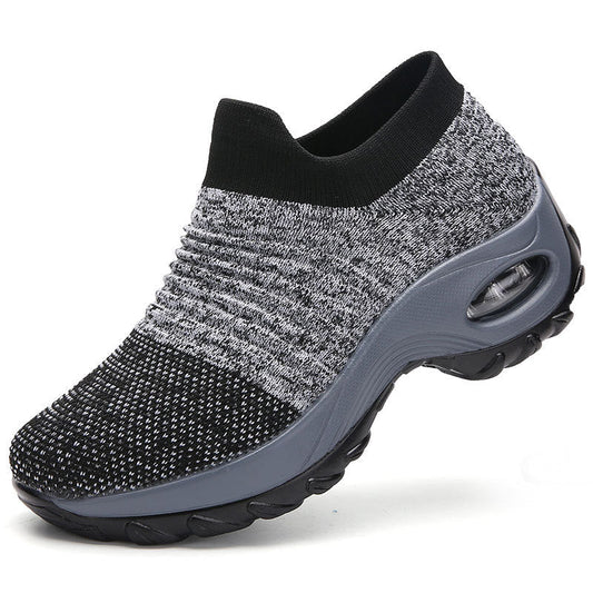 Women’s Slip-On Low-Top Sneakers with Air Cushion Sole – Orthopedic Comfort for Everyday Wear 1