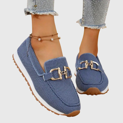 Women's Slip-On Orthopedic Sneakers - Beige | Hensley London