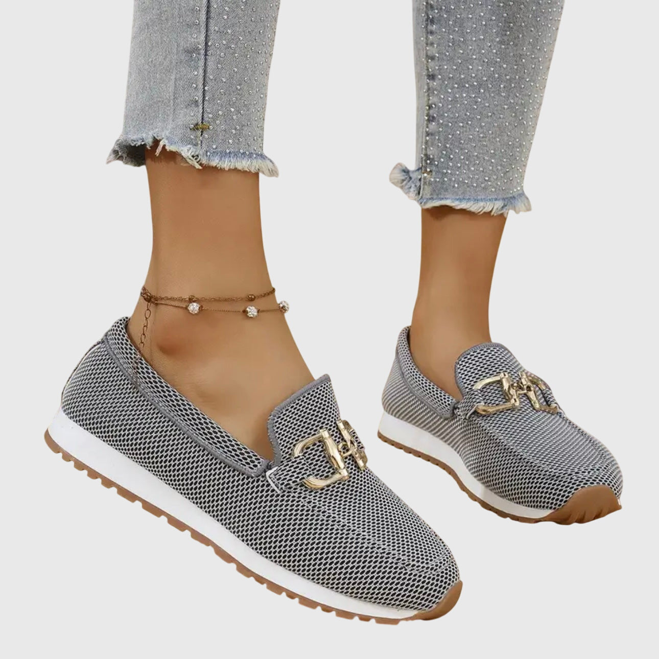 Women's Slip-On Orthopedic Sneakers - White | Hensley London