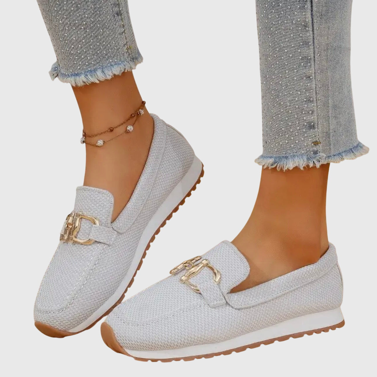Women's Slip-On Orthopedic Sneakers - sole view | Hensley London