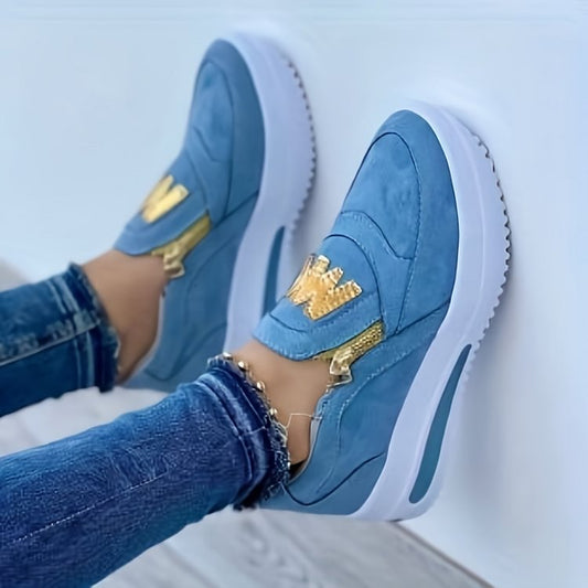 Women's Slip-On Sneakers – Trendy Canvas Shoes with Comfortable Fit for Casual Outings 0