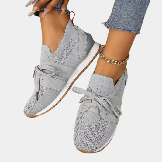 Women's Slip-On Sneakers with Breathable Knit Upper and Rubber Sole for Casual Everyday Wear 1