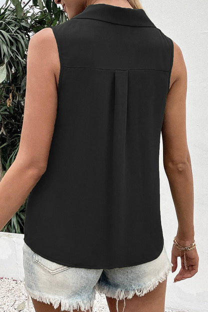 Women's V-Neck Button-Up Top – Elegant and Versatile Blouse for All Occasions 7