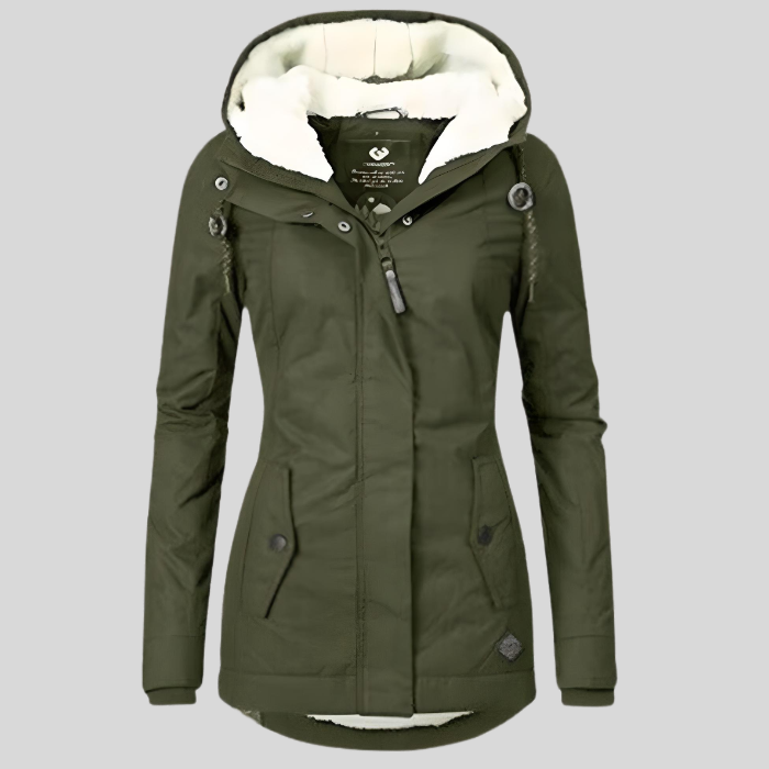 Women's Rain Jacket Black Waterproof Hooded - 5