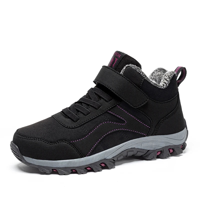 Women's Winter Ankle Sneakers with Fur Lining – Water-Resistant and Slip-Resistant for Snowy Conditions 8
