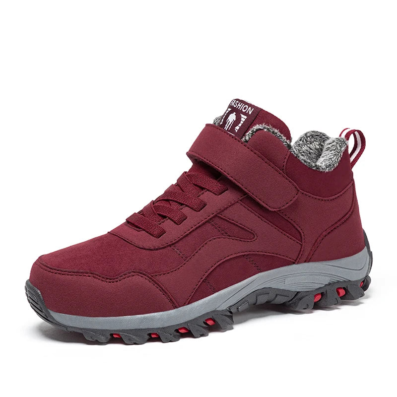 Women's Winter Ankle Sneakers with Fur Lining – Water-Resistant and Slip-Resistant for Snowy Conditions 9