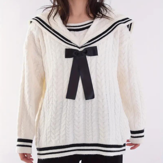 Womens Cozy Knitted Sweater for Casual Elegance 1