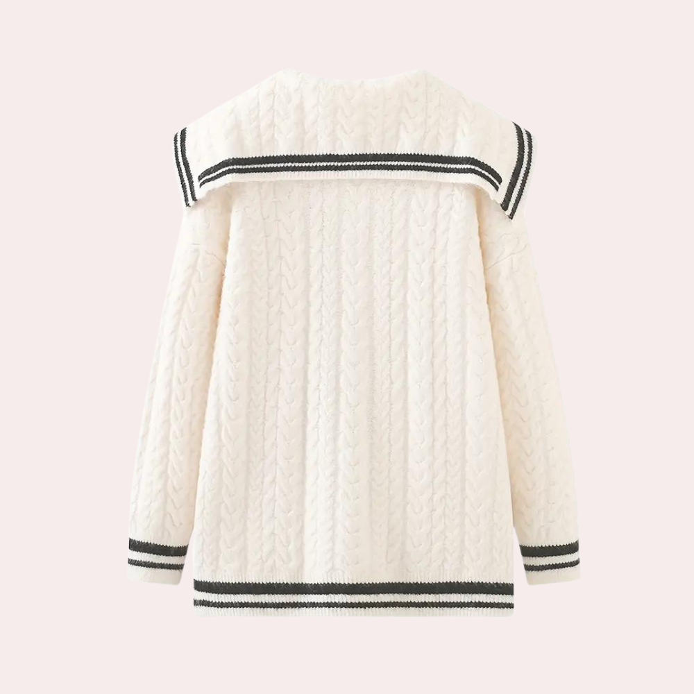Womens Cozy Knitted Sweater for Casual Elegance 5