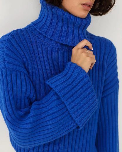 Womens Stylish Winter Long Sleeve Pullover Sweater 3