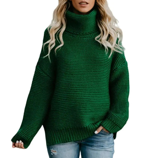 Katherina Womens Relaxed Roll-Neck Sweater 1
