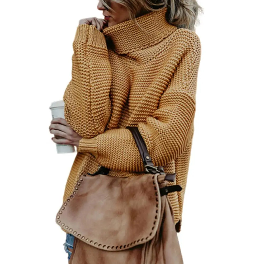 Katherina Womens Relaxed Roll-Neck Sweater 7