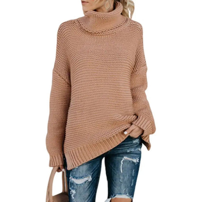 Katherina Womens Relaxed Roll-Neck Sweater 8