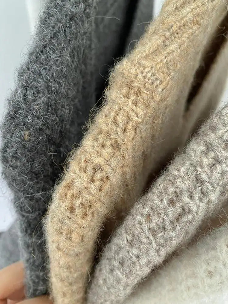 Womens Oversized Chunky Sweater - Soft Knit for Cozy Comfort in Multiple Colors 6