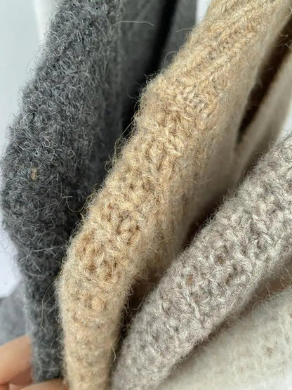 Womens Oversized Chunky Sweater - Soft Knit for Cozy Comfort in Multiple Colors 6