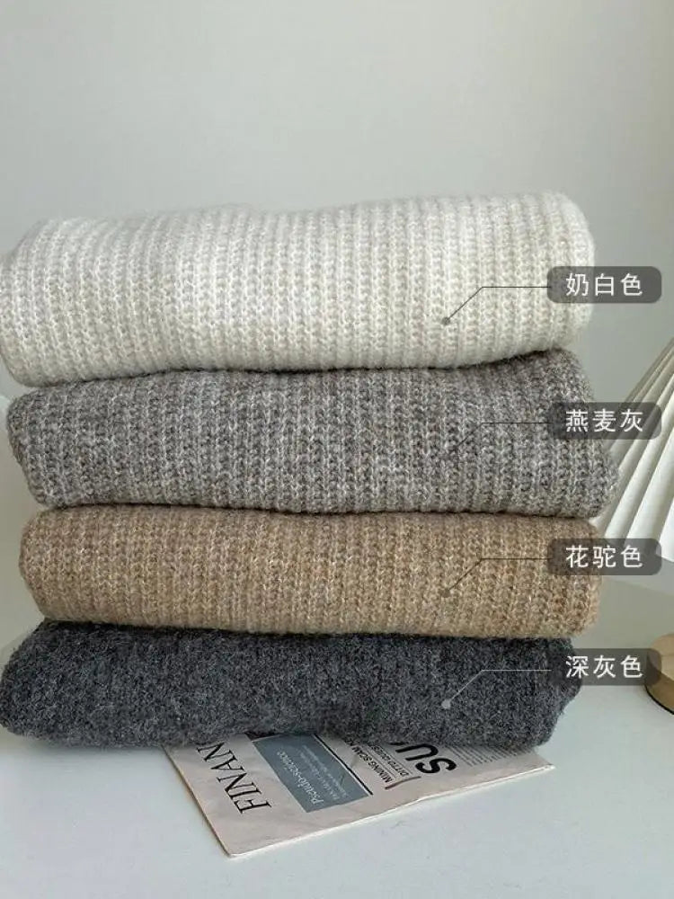 Womens Oversized Chunky Sweater - Soft Knit for Cozy Comfort in Multiple Colors 7