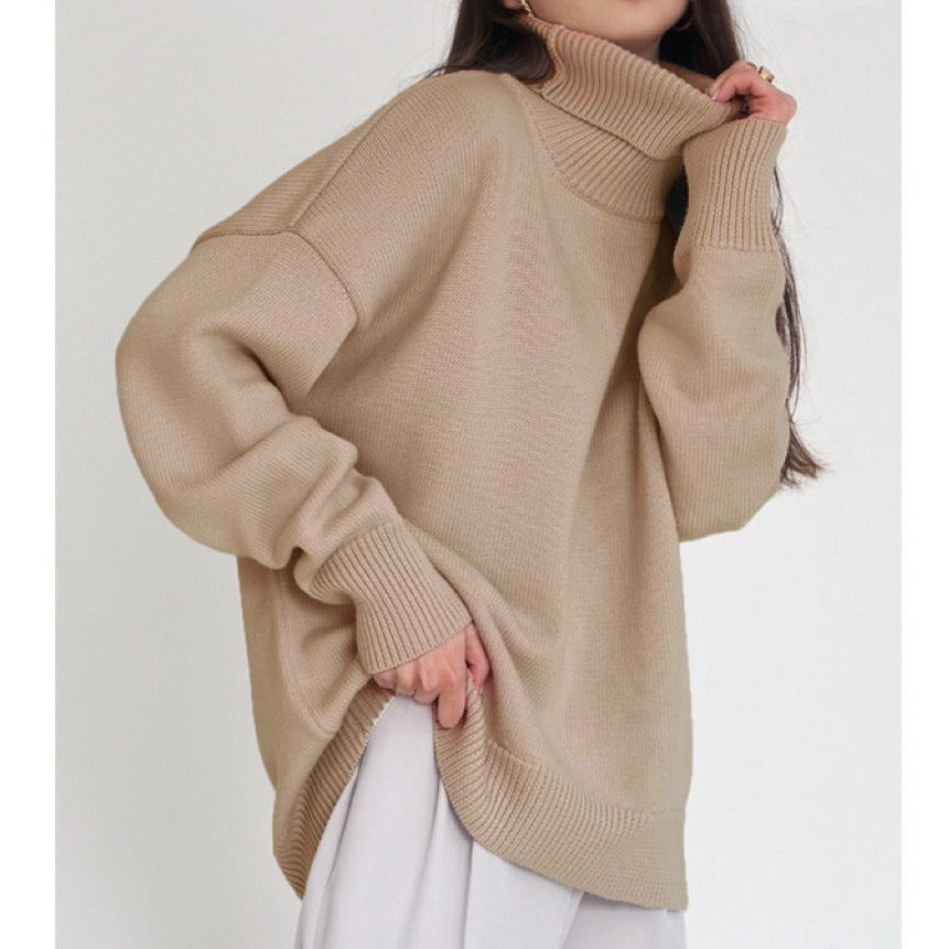 Women's Oversized Turtleneck Sweater – Cozy Knit for Autumn and Winter 6