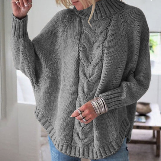 Womens Oversized Sweater with Bat Sleeves – Cozy Relaxed Fit for Casual Wear 1