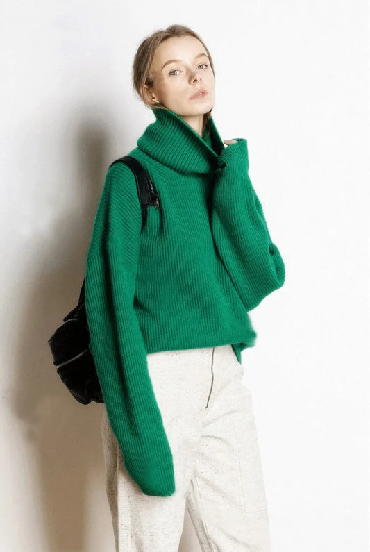 Womens Cozy Turtleneck Sweater for Winter 1