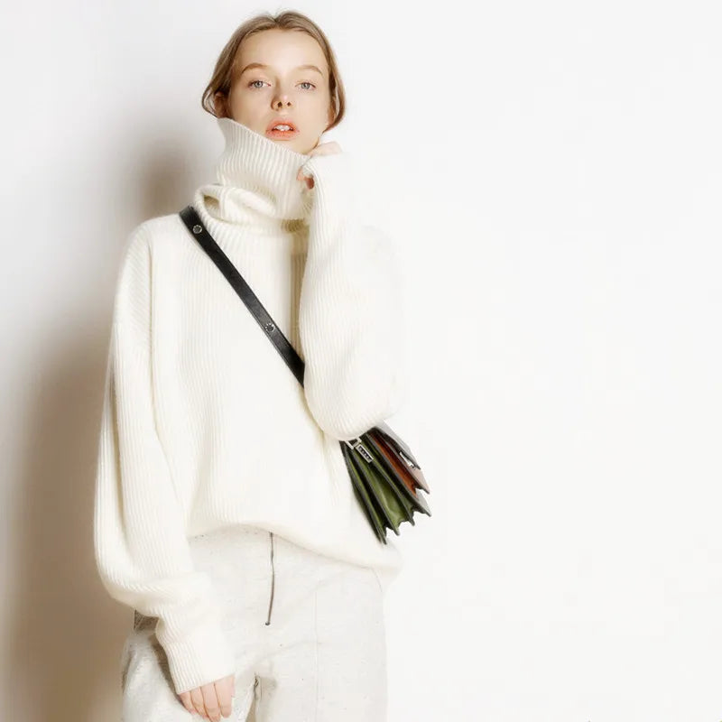 Womens Cozy Turtleneck Sweater for Winter 3