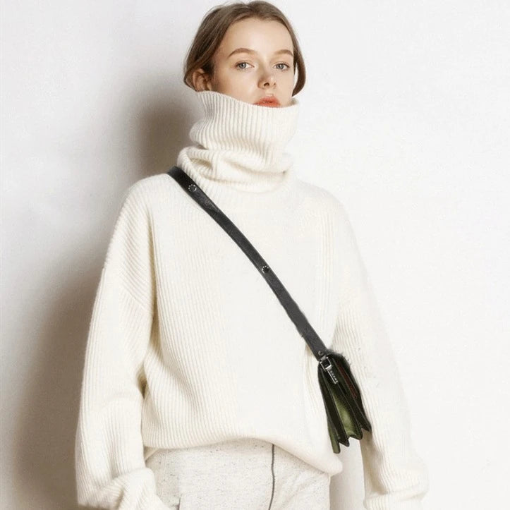 Womens Cozy Turtleneck Sweater for Winter 4