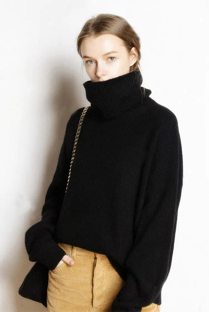 Womens Cozy Turtleneck Sweater for Winter 9