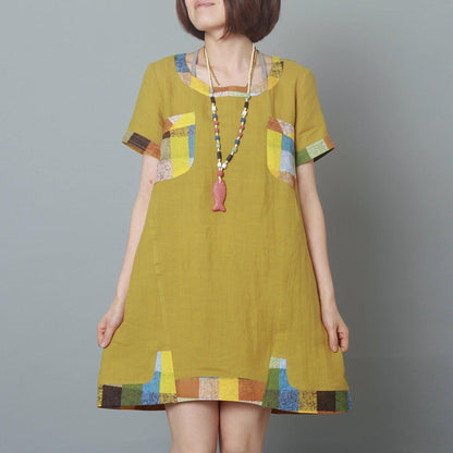 Yara Linen Dress | Summer Shift, Breathable Fabric for Women
