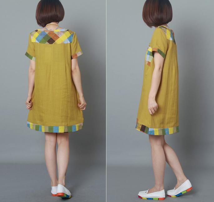 Yara Linen Dress | Summer Shift, Breathable Fabric for Women - Image 2