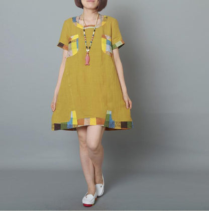Yara Linen Dress | Summer Shift, Breathable Fabric for Women - Image 3
