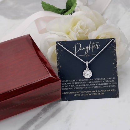 Eternal Hope Necklace with Midnight Starlight daughter card – message card beside Luxury Box | Hensley London