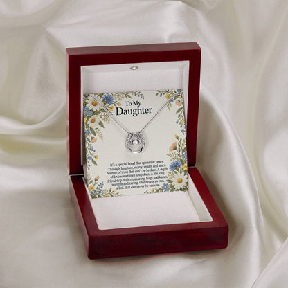 Gift for Daughter – Lucky In Love Necklace & Daisy Card