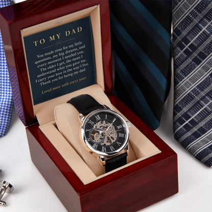 Gift for Dad – Openwork Watch – product gallery view 6 | Hensley London