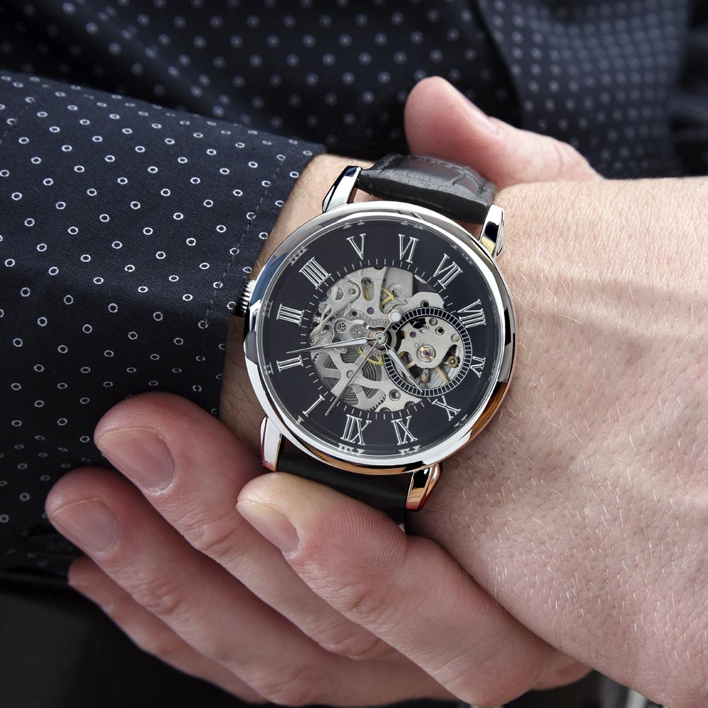 Gift for Son – Openwork Watch – product gallery view 9 | Hensley London