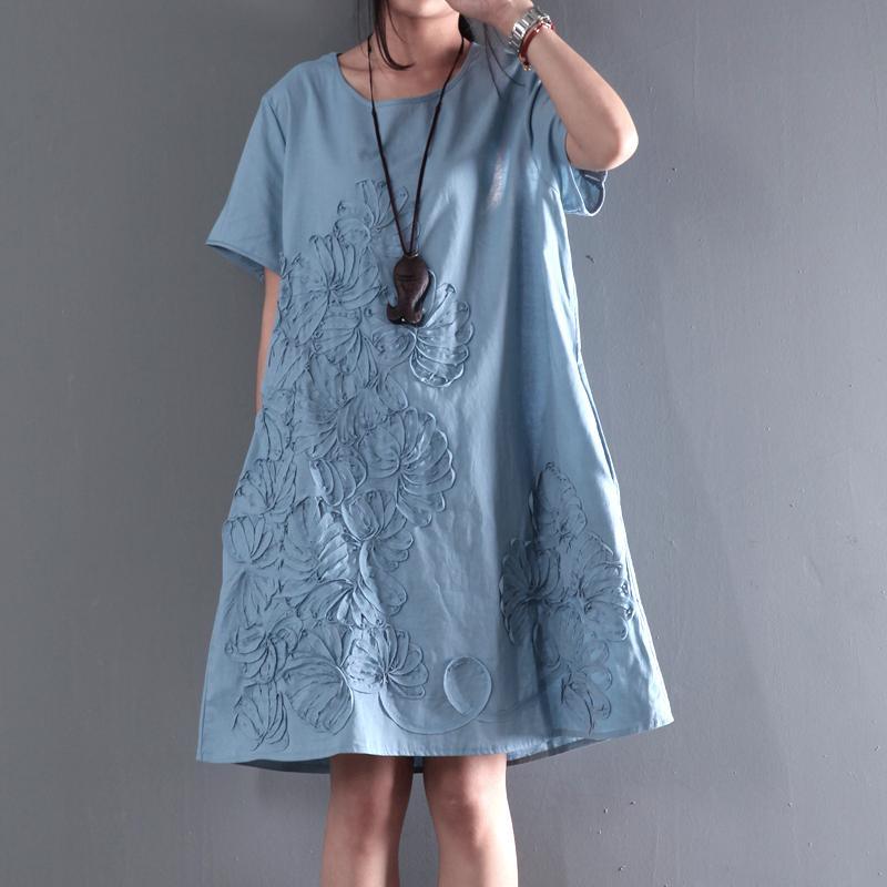 Bella Sundress | Cotton Blend, Appliqué Design