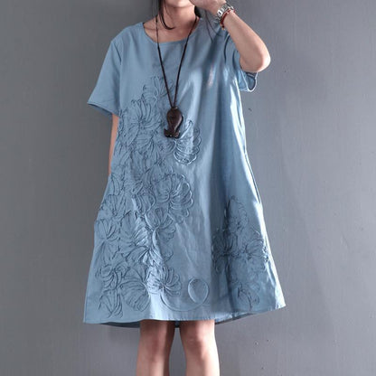 Bella Sundress | Cotton Blend, Appliqué Design