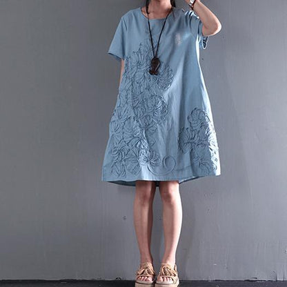 Bella Sundress | Cotton Blend, Appliqué Design - Image 3
