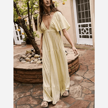 Variant image for Women's Maxi Dress Dark Pink Size S Cotton Blend-19