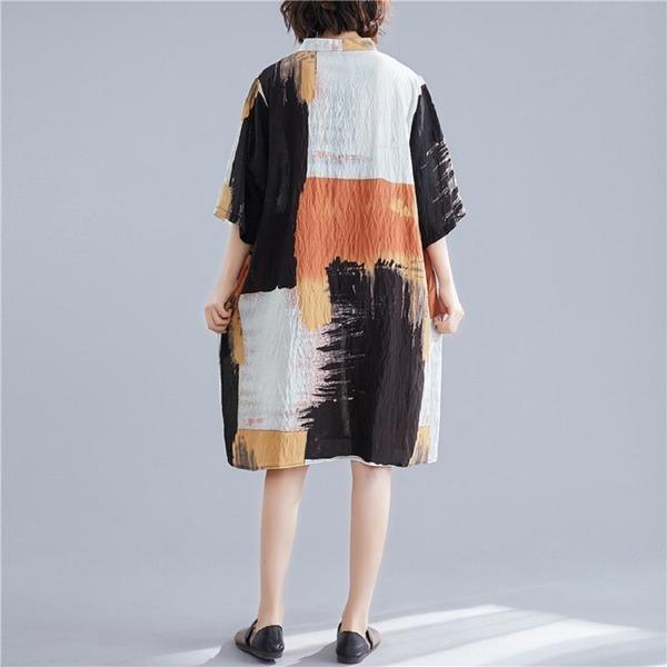 Cora Summer Blouse | Cotton Linen, Vintage Korean Style, Plus Size