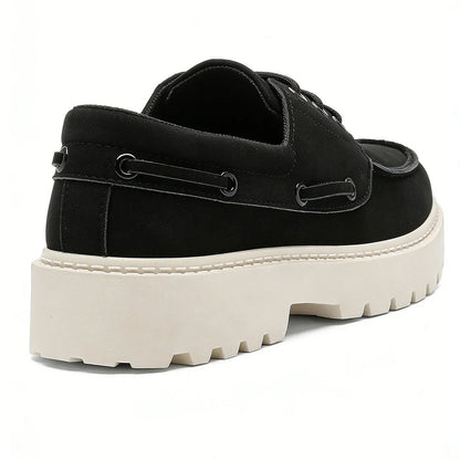 Men's Platform Lace-Up Shoes – product view | Hensley London
