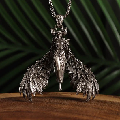 Unisex Retro Cartoon Character Necklace Silver Alloy 27