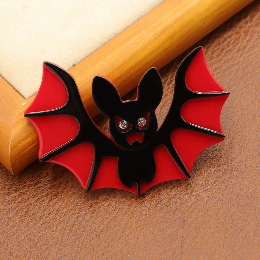 Women's Cat Brooch Pin Black Acrylic Animal Design 4