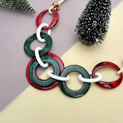 Women's Pendant Necklace Geometric Acrylic Fashion Jewelry 4
