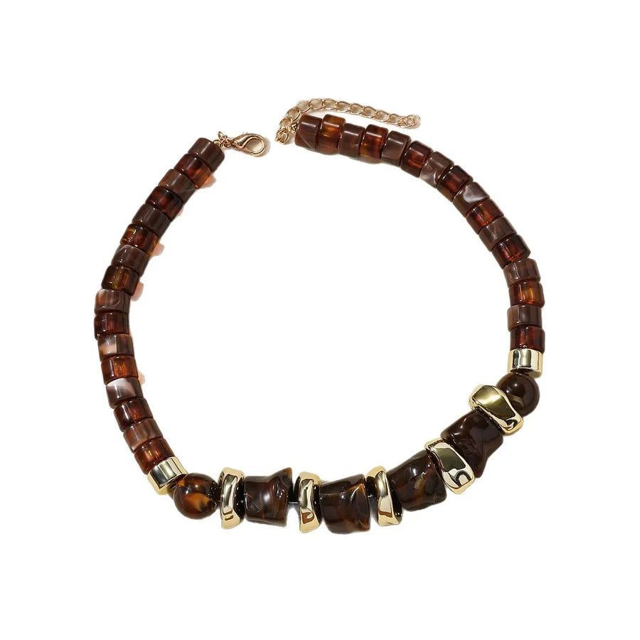Women's Choker Necklace Irregular Acrylic Minimalist Cold Style 5