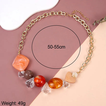 Women's Pendant Necklace Geometric Acrylic Fashion Jewelry 5