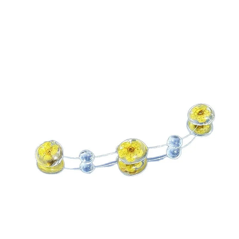 Women's Dried Flower Dewdrop Pendant Necklace - View 5 | Hensley London